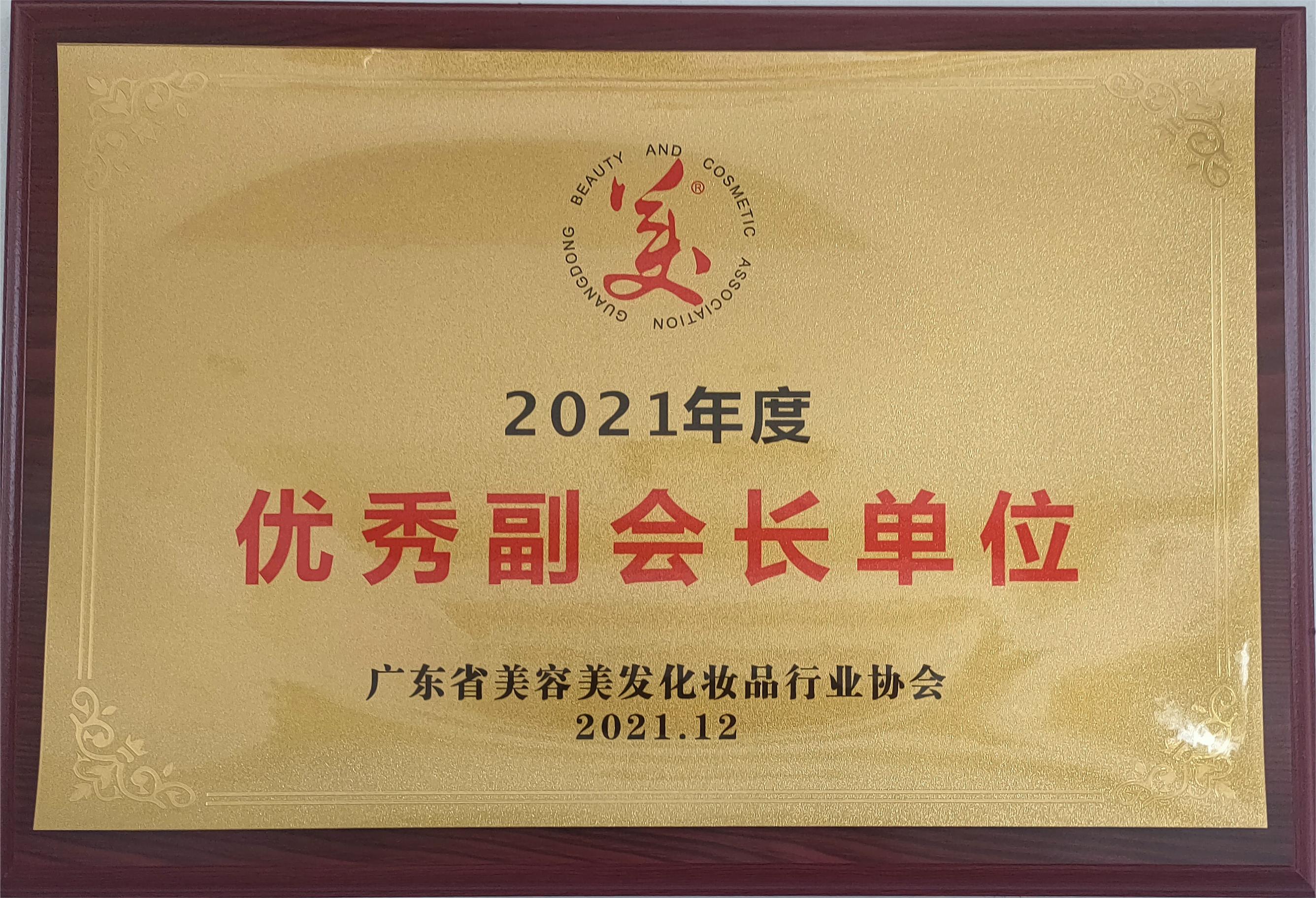 2021年度優(yōu)秀副會(huì)長(zhǎng)單位-廣東省美容美發(fā)化妝品行業(yè)協(xié)會(huì)